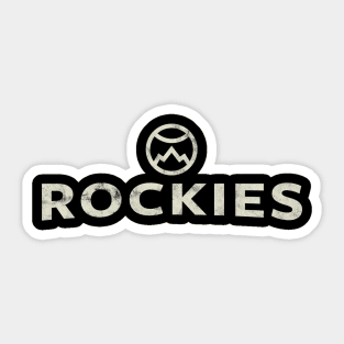 Colorado Rockies by Buck Tee Originals Sticker